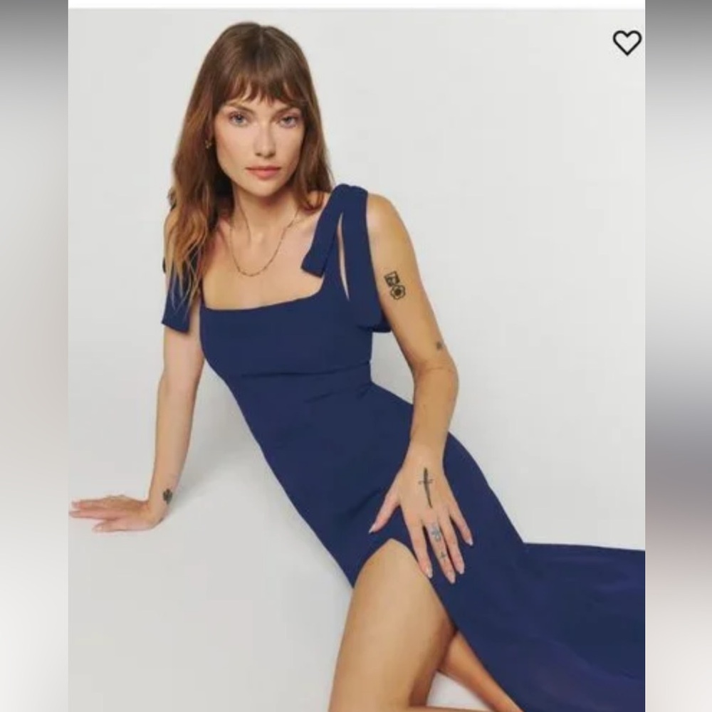 Reformation Twilight Dress in Danube